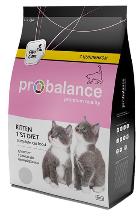 ProBalance 1'st Diet Корм сухой для котят с цыпленком, 400г фото